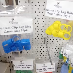 Bantam Clip Leg Ring 12mm 10pk