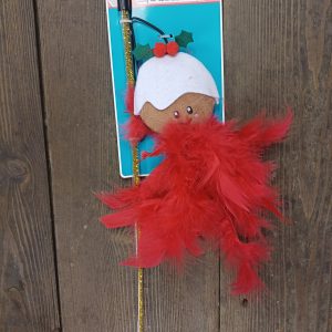 Christmas Pudding Cat Teaser