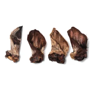 Cow Ears with Hair 10pk