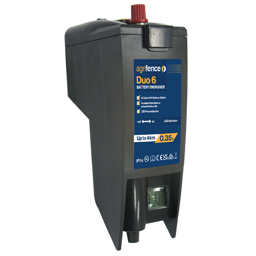 Duo 6 Battery Fence Energiser 12V