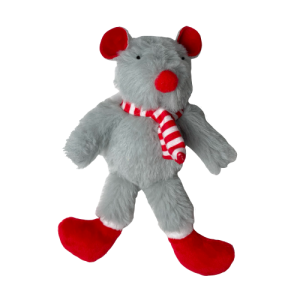 Fluffy Festive Mouse Cat Toy