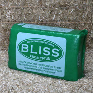 bale of Bliss eucalyptus bedding