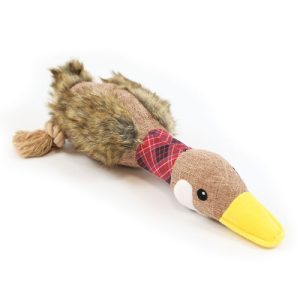 Festive Goose Dog Toy