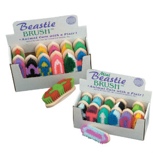 2 boxes of multi coloured dandy brushes