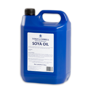 Container of soya oil