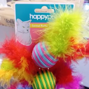 Carnival Rattler Cat Toy 2pc