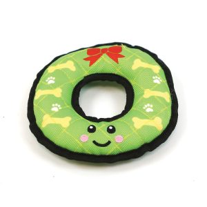 Christmas Wreath Tough Dog Toy