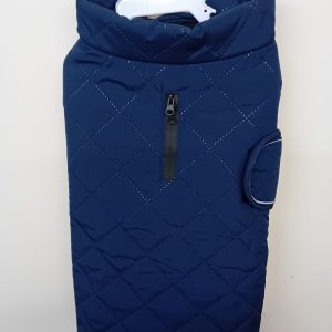 Quilted Classic Dog Coat Navy