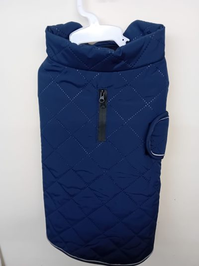 Quilted Classic Dog Coat Navy