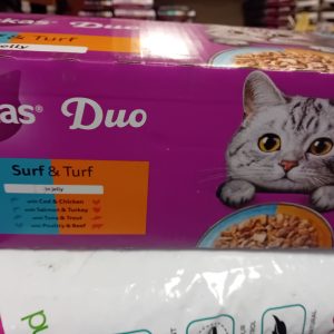 Whiskas Pouch 1+ Duo Surf & Turf 40 x 85g
